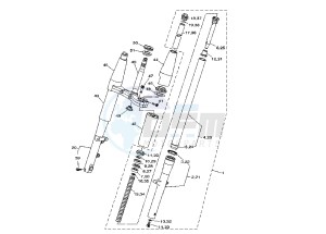 XVS A DRAG STAR CLASSIC 650 drawing FRONT FORK