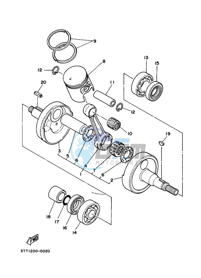 CRANKSHAFT & PISTON