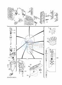 F250GETX drawing MAINTENANCE-PARTS