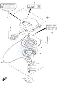 DF 2.5 drawing Recoil Starter