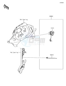 VERSYS-X 300 ABS KLE300CHF XX (EU ME A(FRICA) drawing Accessory(DC Socket)