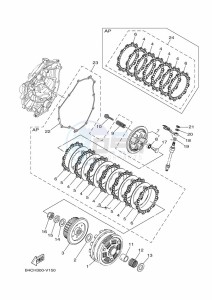 XTZ690 TENERE 700 (BHLA) drawing CLUTCH