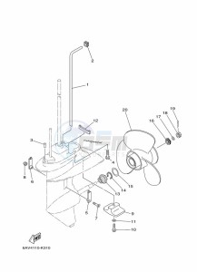 FT9-9LEP drawing PROPELLER-HOUSING-AND-TRANSMISSION-2