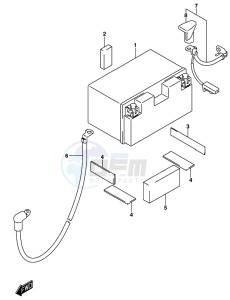 GSX-R1000 ARZ drawing BATTERY