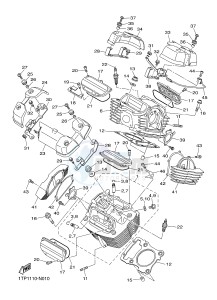 XVS950CU XV950R XV950 R-SPEC (2DX7) drawing CYLINDER HEAD