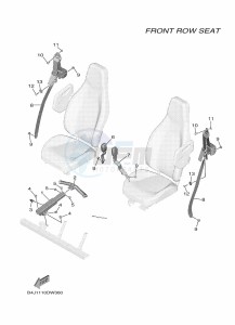 YXF1000EW YX10FRPAP (B4JF) drawing SEAT 2