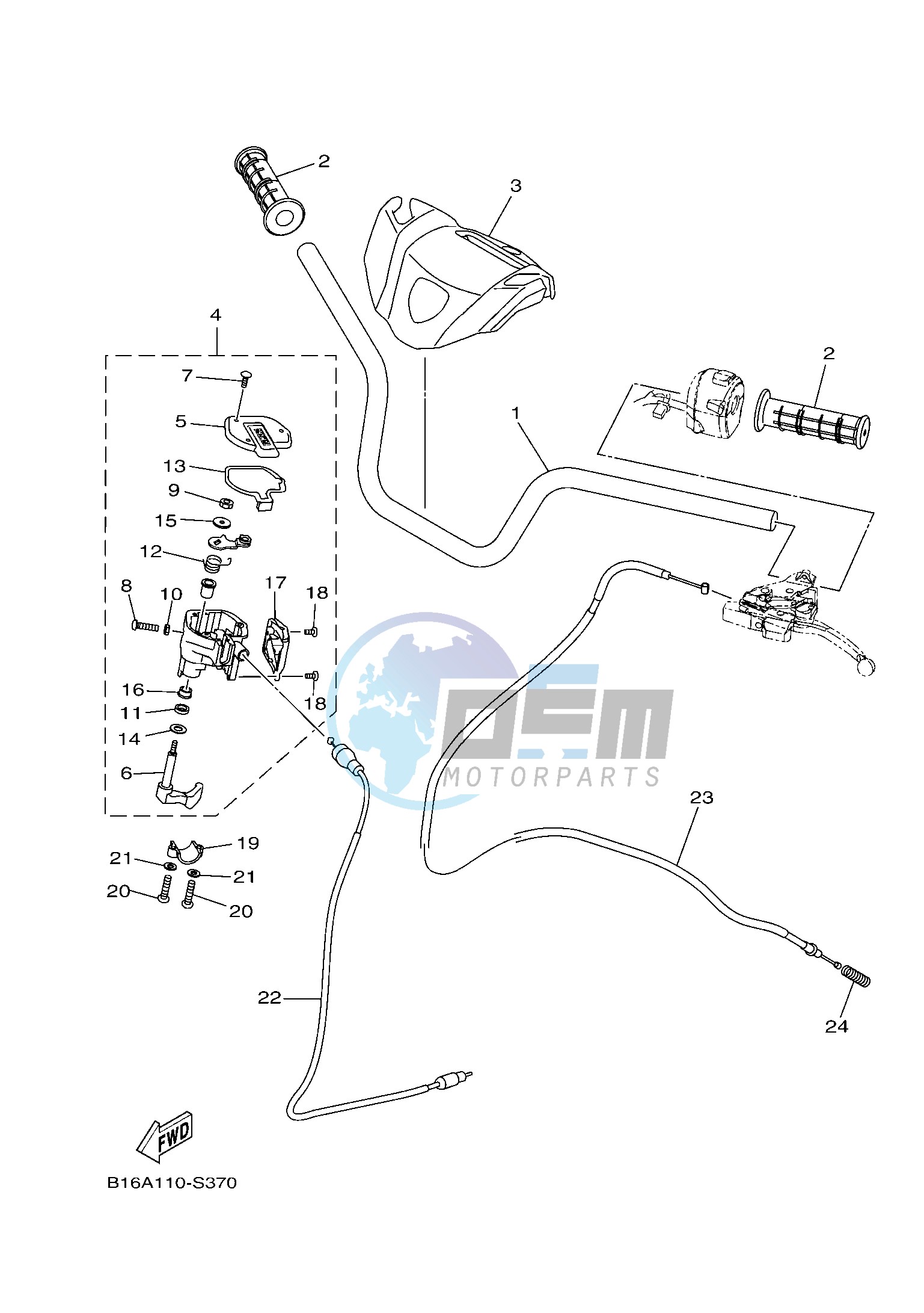 STEERING HANDLE & CABLE