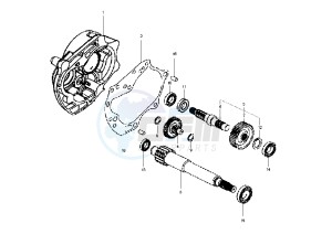 DD - 50 cc drawing GEAR GROUP