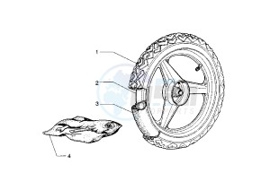 FREE FL 50 drawing Rear Wheel