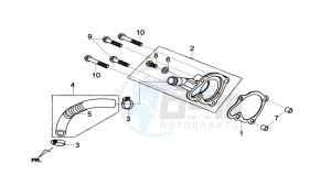 Joymax 300i ABS drawing WATERPOMP COVER