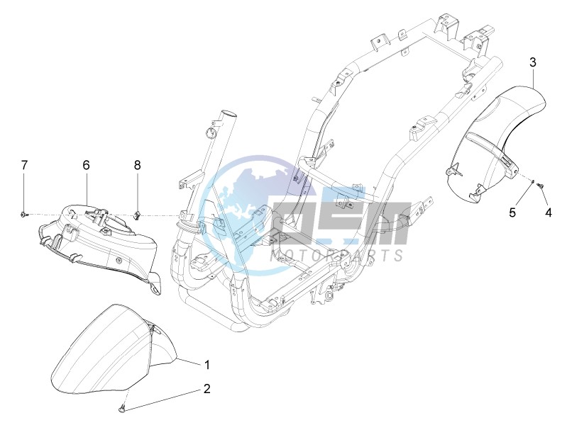 Wheel housing - Mudguard