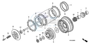 CBF10009 F / CMF drawing CLUTCH