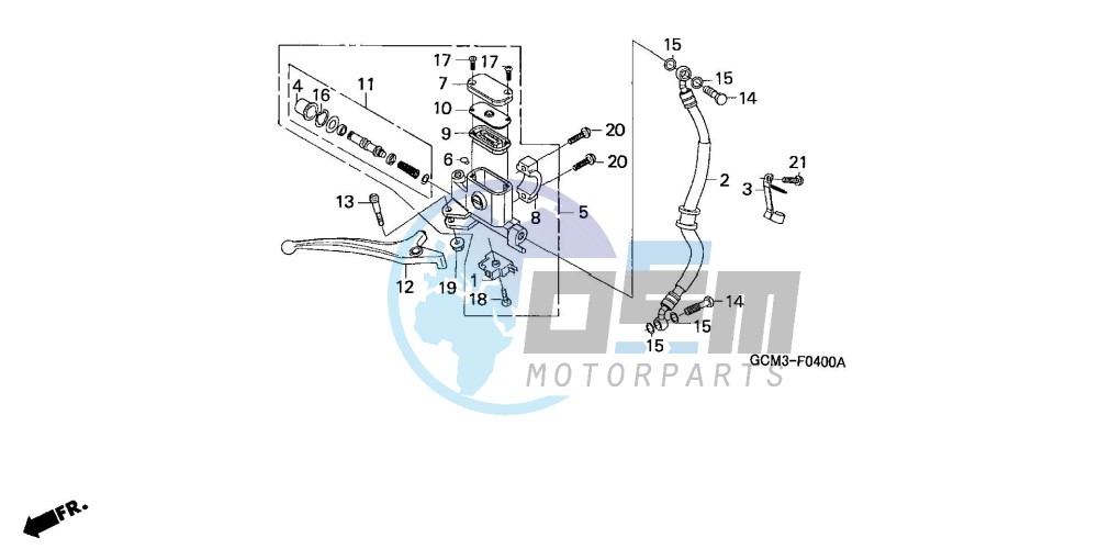 FRONT BRAKE MASTER CYLINDER