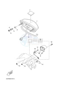 YZF-R125 R125 (5D78 5D78 5D78 5D78) drawing TAILLIGHT