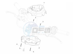 LXV 150 4T 3V E3 (APAC) (CN, RI, VT) drawing Handlebars coverages