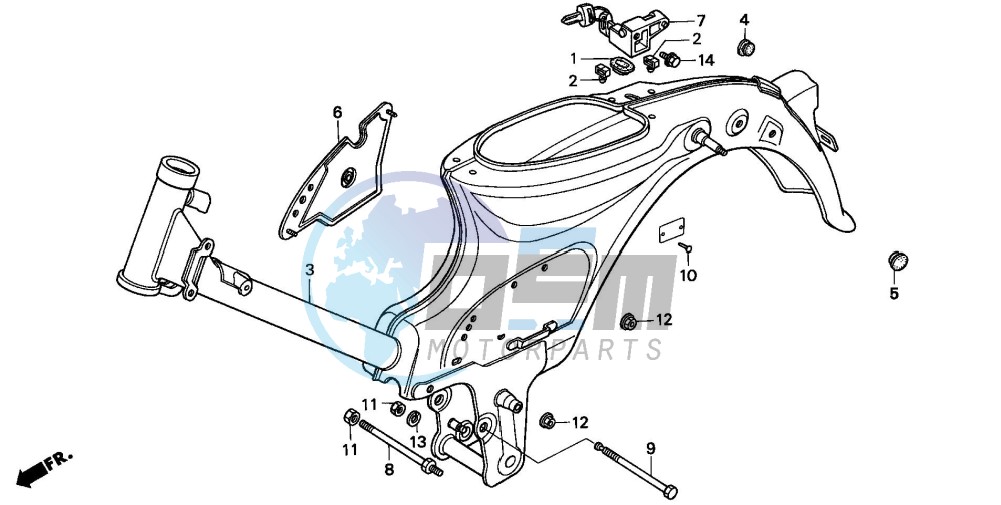 FRAME BODY (C50P/C50T)