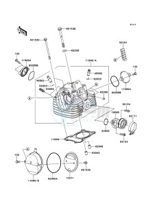 D-TRACKER 125 KLX125DEF XX (EU ME A(FRICA) drawing Cylinder Head