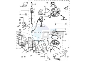 ZENITH LN/LS - 50 cc drawing CARBURETOR