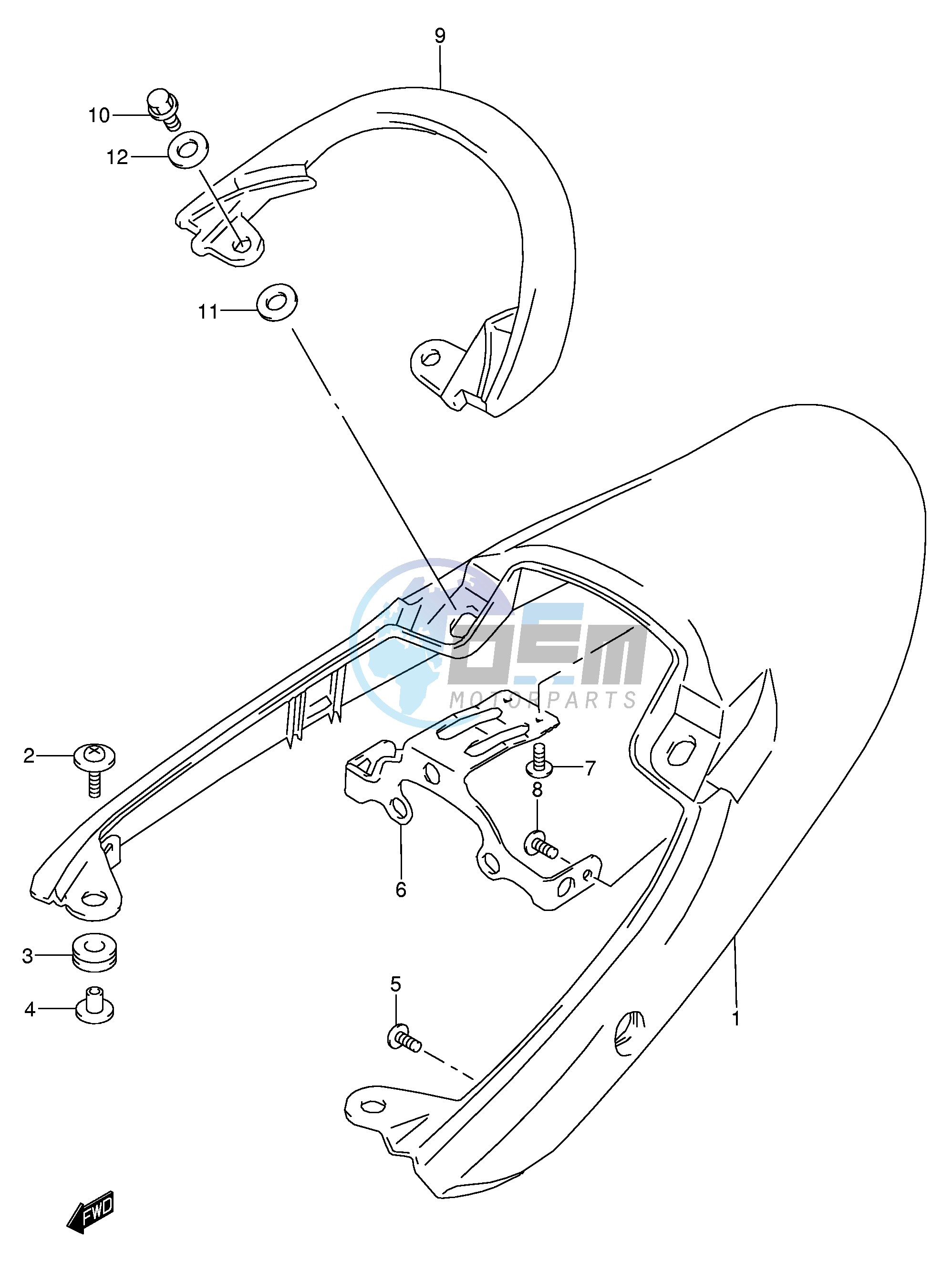 SEAT TAIL COVER (MODEL Y)