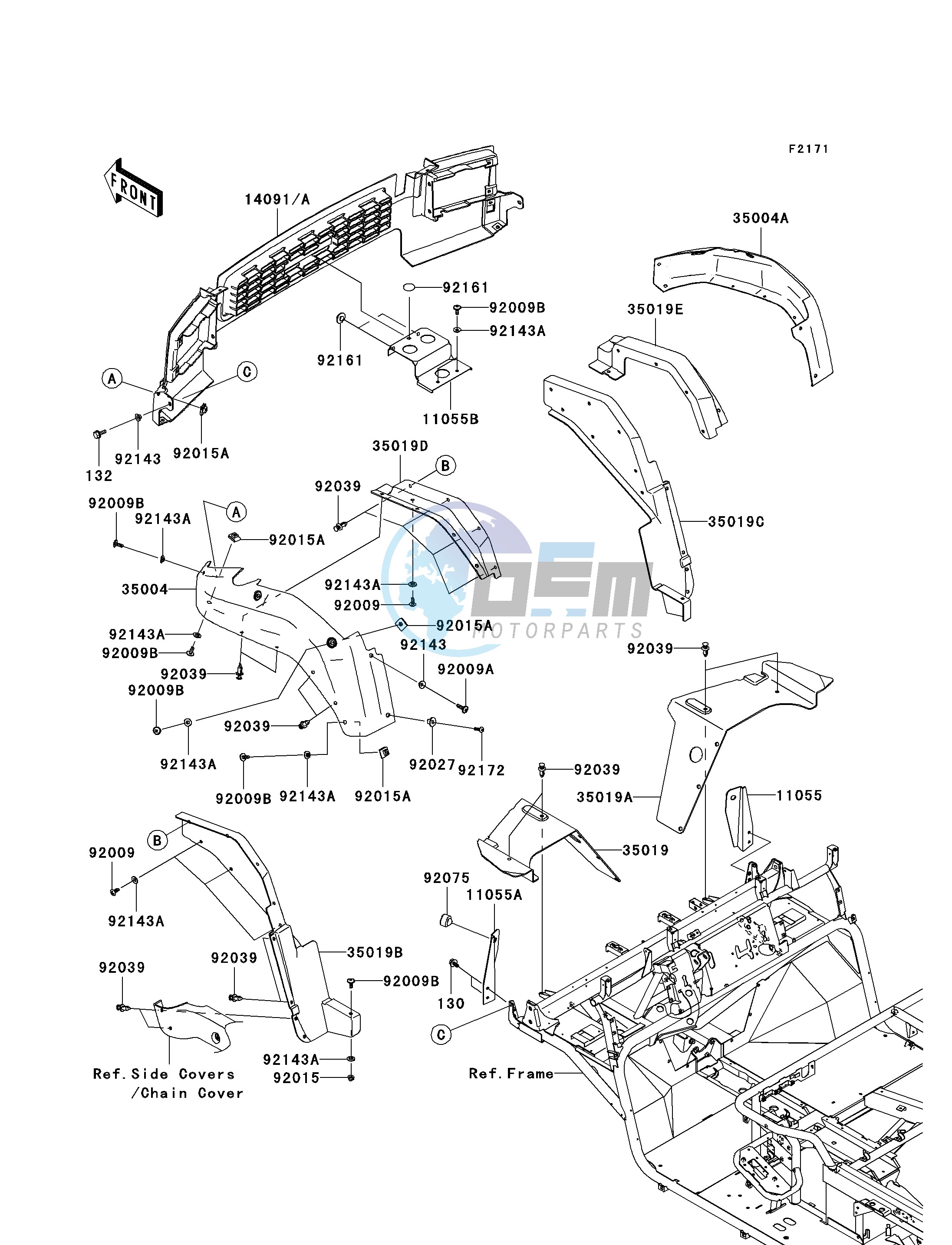 FRONT FENDER-- S- -