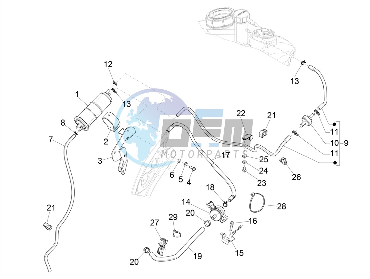 Anti-percolation system