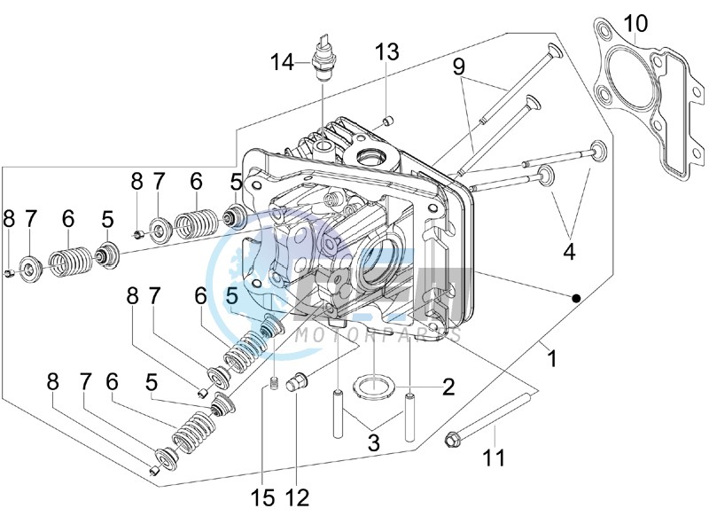 Cylinder head unit - Valve