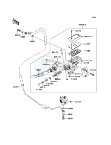 VN1700_CLASSIC_TOURER_ABS VN1700DBF GB XX (EU ME A(FRICA) drawing Clutch Master Cylinder