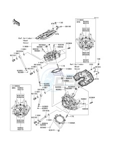 VN 2000 D [VULCAN 2000 LIMITED] (6F) D6F drawing CYLINDER HEAD