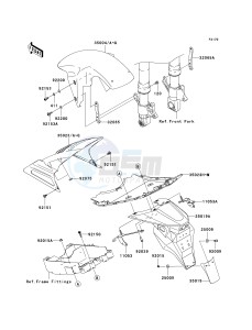 ZR 1000 A [Z1000] (A1-A3) drawing FENDERS