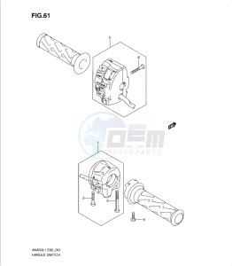 AN650 drawing HANDLE SWITCH (AN650L1 E19)