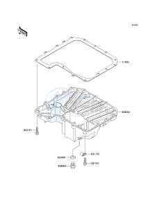 ZR 750 K [Z750S] (K1) K1 drawing OIL PAN