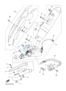 WR250R (32DW 32DV 32DX) drawing EXHAUST