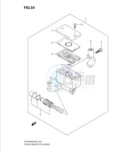 SFV650/A drawing FRONT MASTER CYLINDER