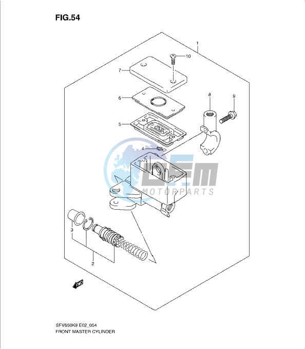 FRONT MASTER CYLINDER