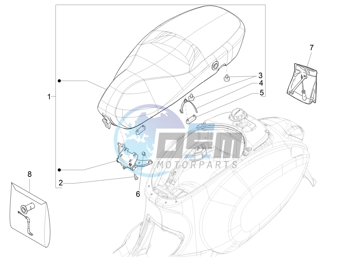 Saddle/seats