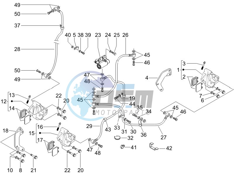 Brakes hose  - Calipers