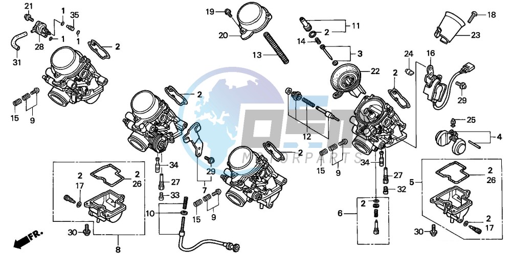 CARBURETOR (COMPONENT PARTS)