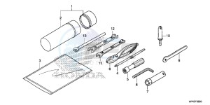 TRX420TMD TRX420 Europe Direct - (ED) drawing TOOLS