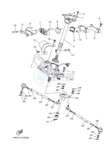 YFM550FWAD YFM550PHE GRIZZLY 550 EPS HUNTER (2LB2 2LB3 2LB4) drawing STEERING