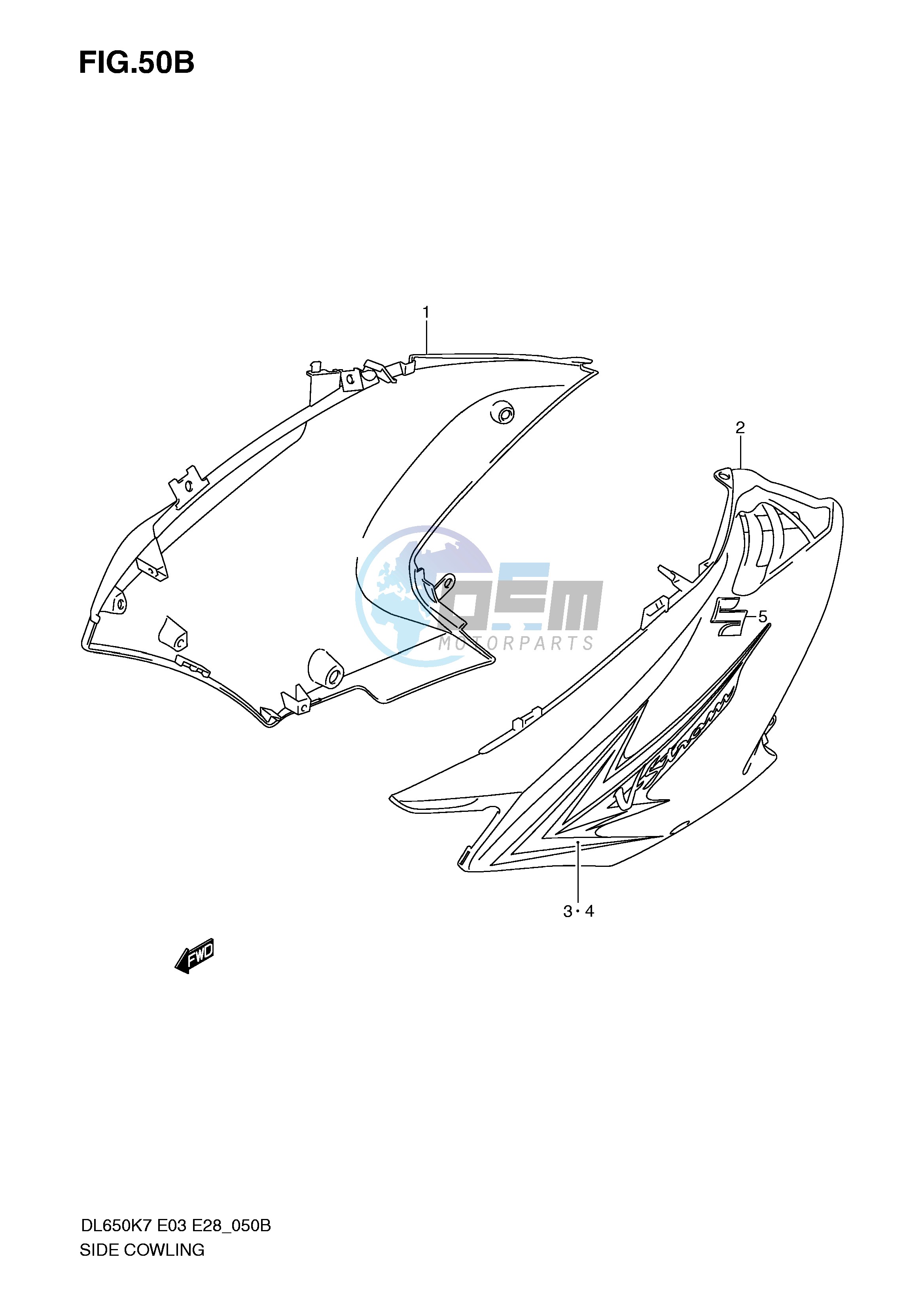 SIDE COWLING (MODEL K9)