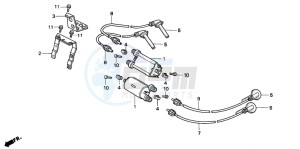 ST1100A drawing IGNITION COIL