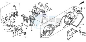 VT1100C3 drawing TAILLIGHT (1)