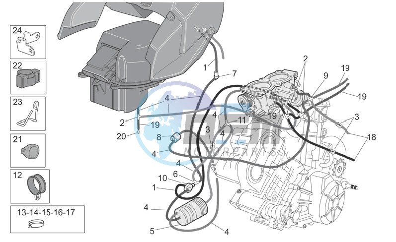 Fuel vapour recover system