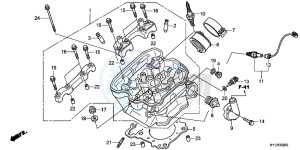 CBR250RAD CBR250R ABS 2E - (2E) drawing CYLINDER HEAD