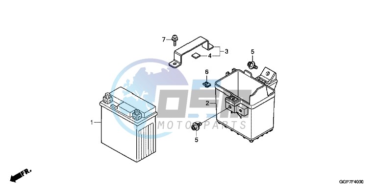 BATTERY (NSC50/MPD/WH)