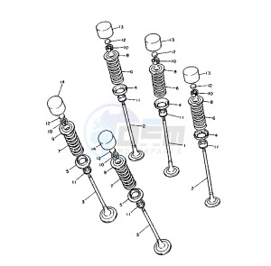 YZF R 750 drawing VALVE