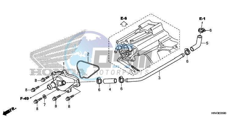 WATER PUMP COVER