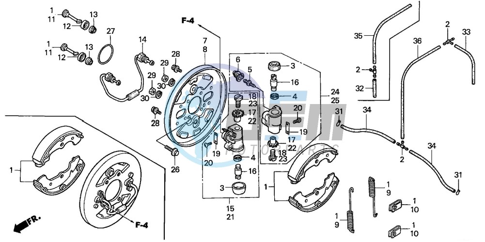 FRONT BRAKE PANEL