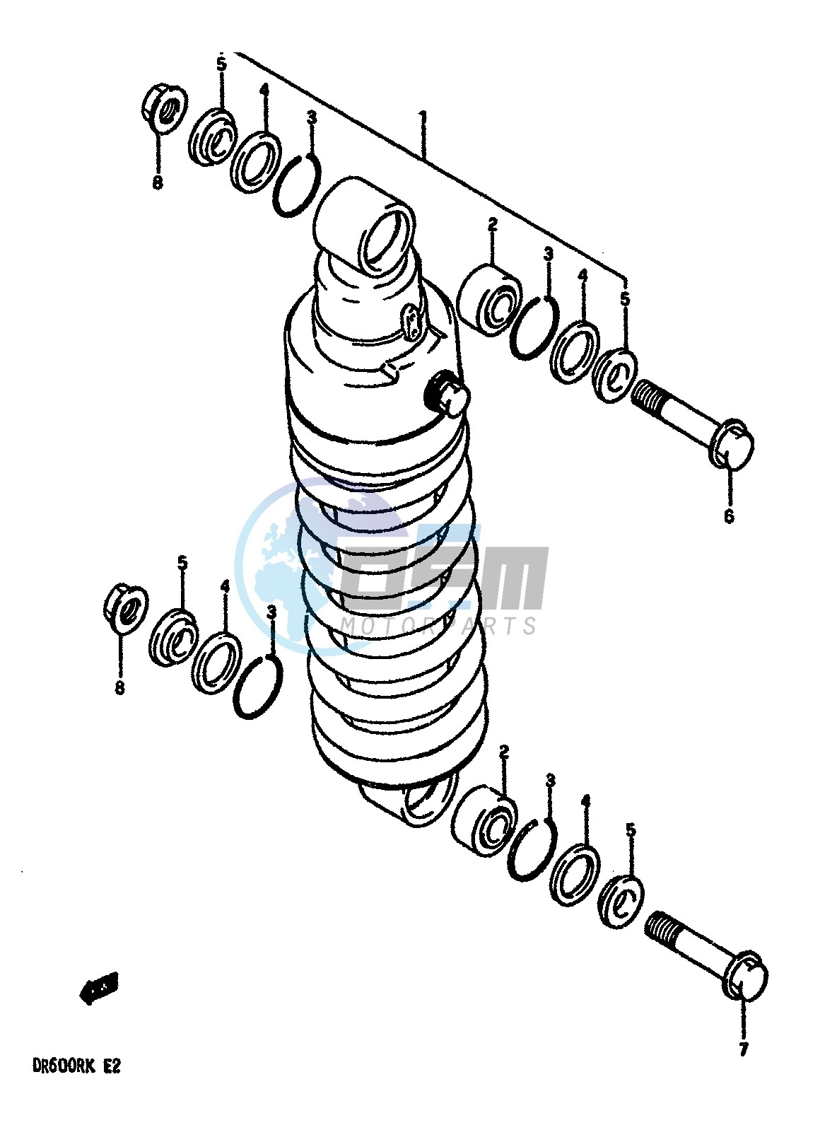 REAR SHOCK ABSORBER