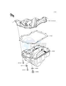 NINJA ZX-10R ABS ZX1000KFF FR XX (EU ME A(FRICA) drawing Oil Pan